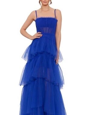 Betsy & Adam | Mesh Corset Ball Gown